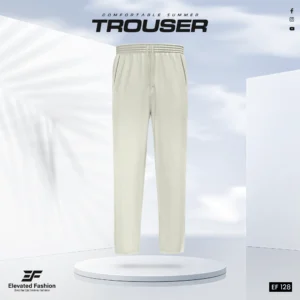 Premium Cotton Trouser- (Cream) - EF128