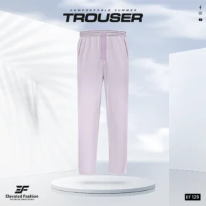 Premium Cotton Trouser- (Light Purple) - EF129