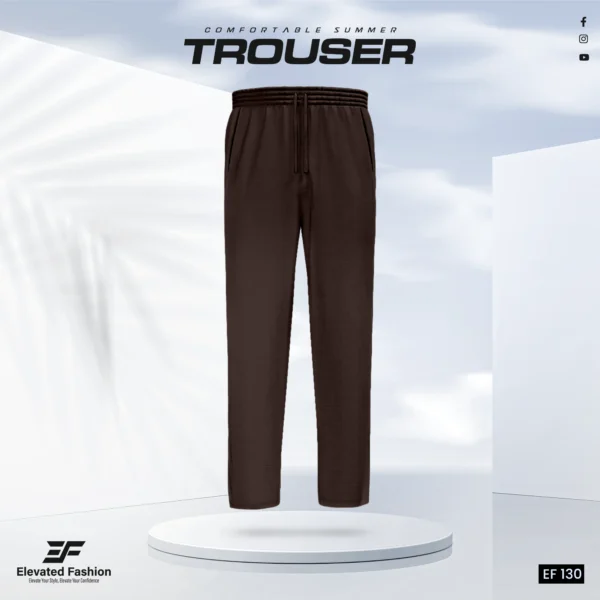 Premium Cotton Trouser- (Coffee) - EF130