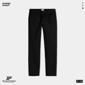 Premium  Gabardine Pant - (Black) - EF-125 - Image 3