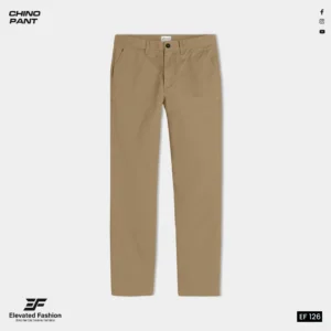 Premium  Gabardine Pant - (Dark Beige) - EF-126 - Image 3