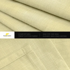 Double Cotton Trouser Combo - (Cream & Ash) - EF128/132 - Image 2