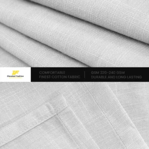 Double Cotton Trouser Combo - (Cream & Ash) - EF128/132 - Image 3