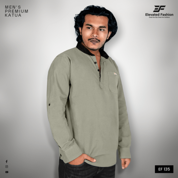 Premium Quality Katua- (Deep Olive) - EF135